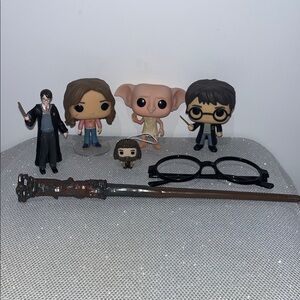 Harry Potter Funko Pop Bundle - Black, Brown, Tan Figures